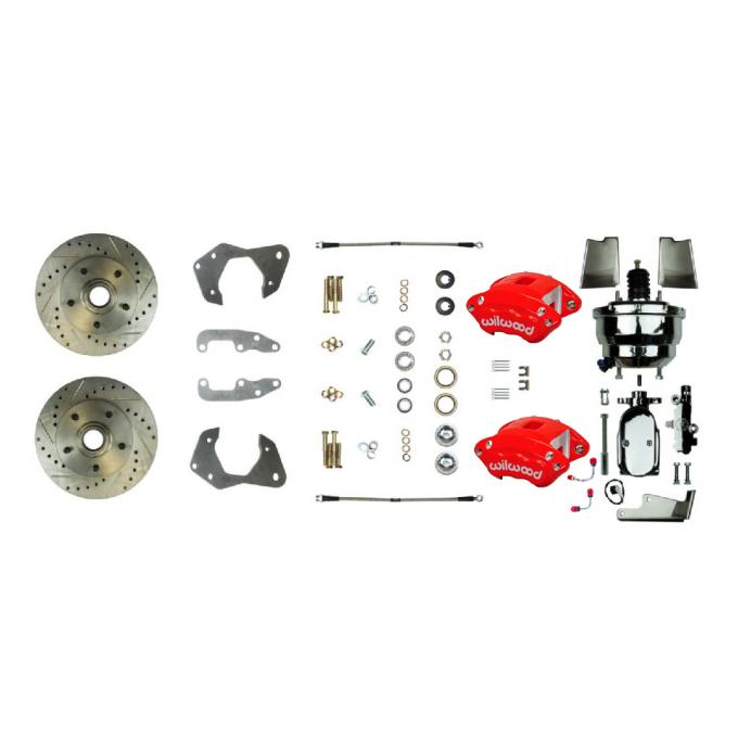 Right Stuff 1965-68 Chevrolet Impala/Bel Air, Performance Front Disc Brake Conversion Kit FSC66DCCZX