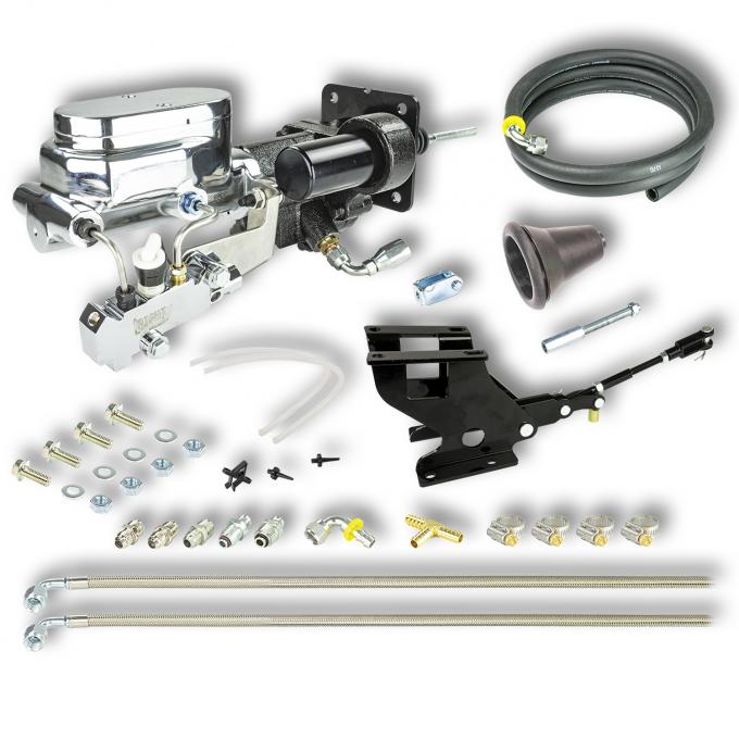 Right Stuff 1967-72 GM & GMC C/K Truck, Chrome Hydro Boost Upper Assembly Kit JHB675672