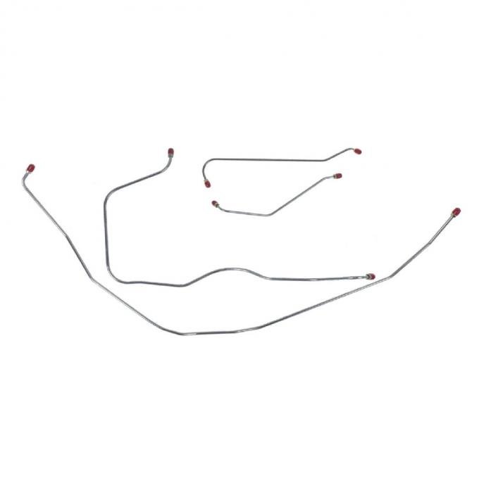 Right Stuff 1955 Chevrolet Bel Air/Nomad, Pre-Bent OE Steel Front Brake Line Kit BKT5501