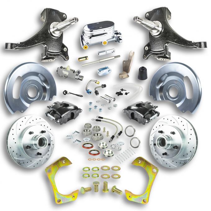 Right Stuff 2" Drop Best of Show Manual Front Disc Brake Conversion TSD6015DBX