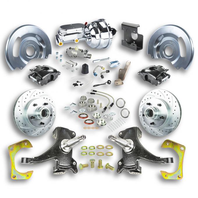Right Stuff 1967-70 GM C10/C15 Truck/Suburban 2" Drop, Power Front Disc Brake Conversion TDC6725DBX
