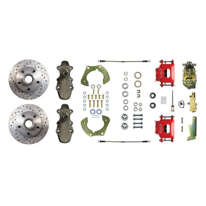 Right Stuff 1955-57 Chevrolet Bel Air, 2" Drop, Manual Front Disc Brake Conversion FSC55SDDZ