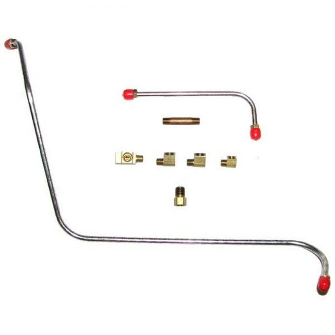 Right Stuff 1957 Chevrolet Bel Air, Pre-Bent OE Steel Fuel Pump To Carb Line BPC5701