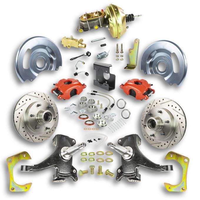 Right Stuff 1967-70 GM C10/C15 Truck/Suburban 2" Drop, Power Front Disc Brake Conversion TDC6726DZ