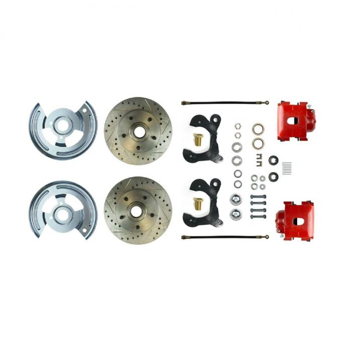 Right Stuff 1958 Chevrolet Impala, "At The Wheel" Front Disc Brake Conversion Kit FSC58WKCZ