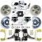 Right Stuff 1960-62 Chevy/GMC Truck/Sub 2" Drop Pwr Disc kit Blk Calipers Chrome Upper 6 lug TDC6016DBX