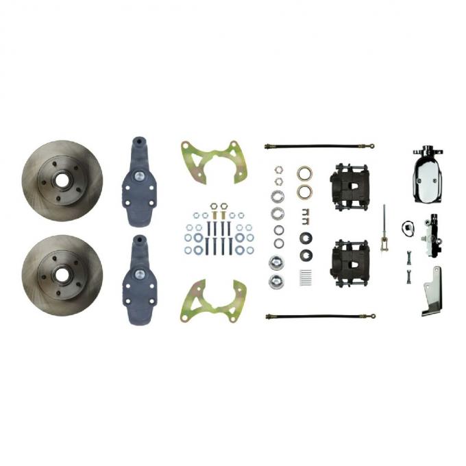 Right Stuff 1965-68 Chevrolet Impala, 2" Drop, Manual Front Disc Brake Conversion Kit FSC65SDDX