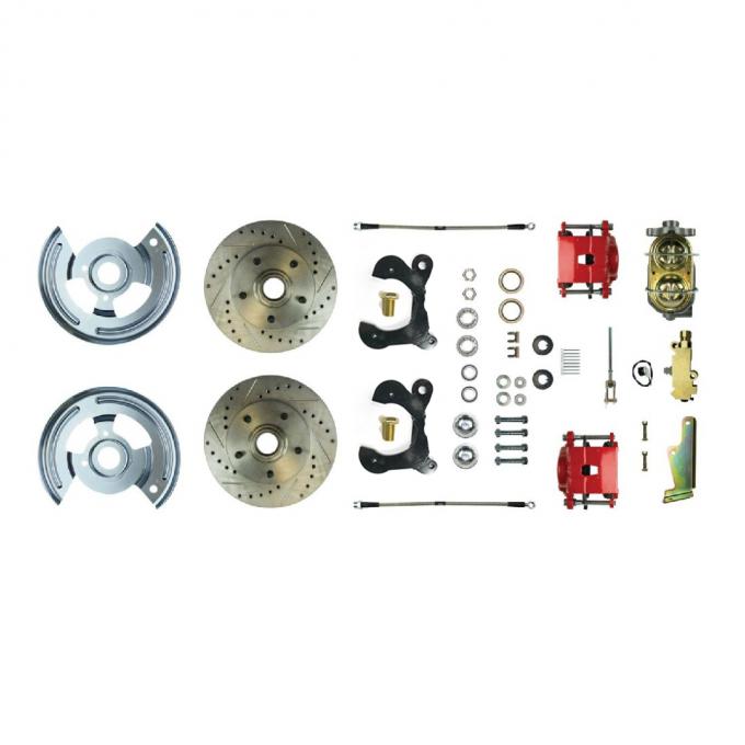 Right Stuff 1955-57 Chevrolet Bel Air/Nomad, Manual Front Disc Brake Conversion FSC55SDCZ