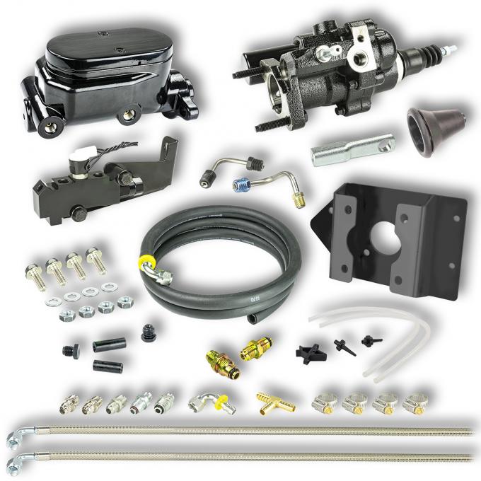 Right Stuff 1960-62 GM & GMC C/K Truck, Black Hydro Boost Upper Assembly Kit Disc/Disc BHB605672