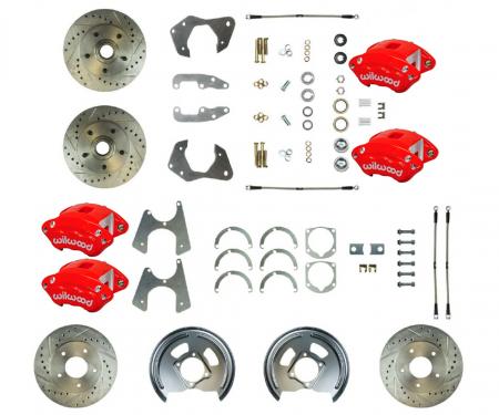 Right Stuff 1965-68 Chevrolet Impala/Bel Air, Performance 4-Wheel Disc Brake Conversion Kit FSC664WKCZ