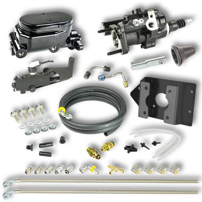 Right Stuff 1960-62 GM & GMC C/K Truck, Black Hydro Boost Upper Assembly Kit Disc/Drum BHB605171