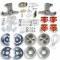 Right Stuff 1963-70 Chevy/GMC Truck/Suburban, Manual 4-Wheel Disc Brake Kit Red Calipers TSD6346Z