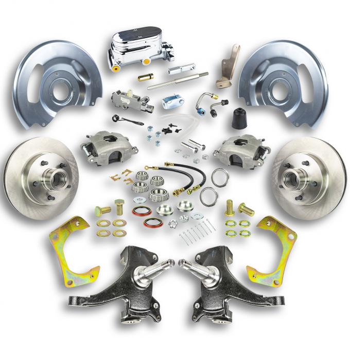 Right Stuff 1963-70 GM Truck & Suburban, 2" Drop, Manual Front Disc Brake Conversion Kit TSD6315DX