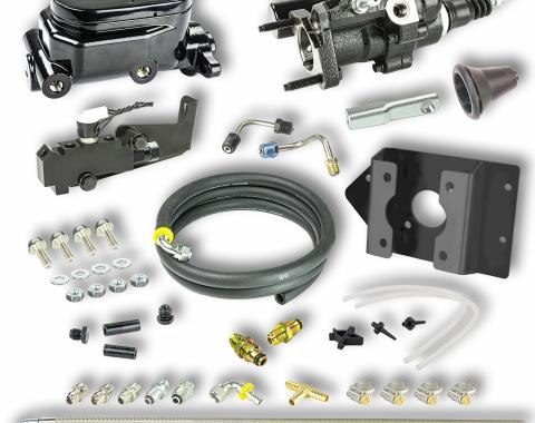 Right Stuff 1960-62 GM & GMC C/K Truck, Black Hydro Boost Upper Assembly Kit Disc/Disc BHB605672