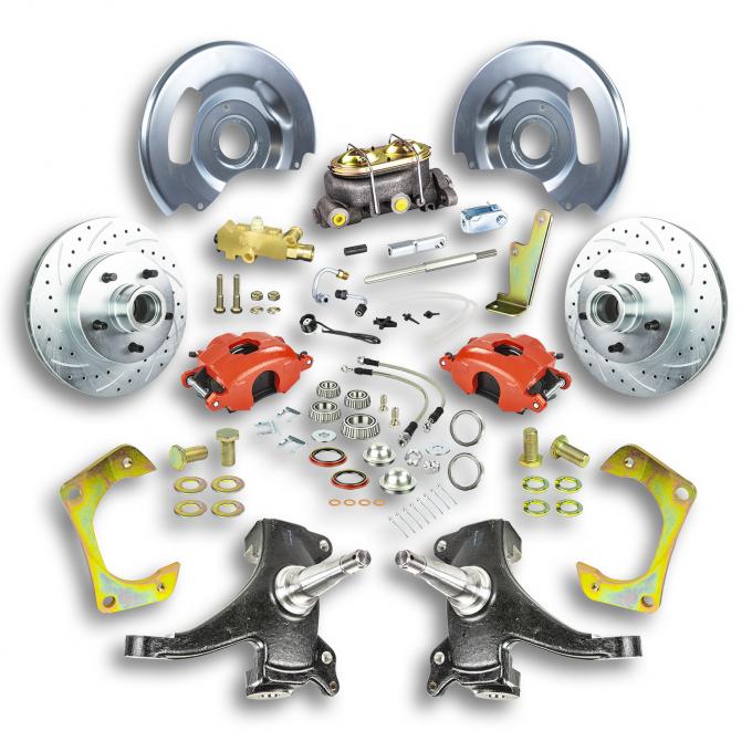 Right Stuff 1963-70 GM Truck & Suburban, 2" Drop, Manual Front Disc Brake Conversion Kit TSD6315DZ