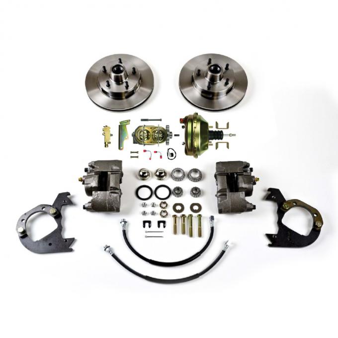Right Stuff 1955-57 BelAir, Front Power Disc Brake Conversion for Factory 14" Wheel Setup FSC5514P
