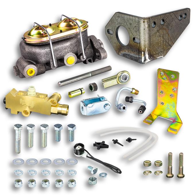 Right Stuff 1-1/8" Bore Disc Brake Master Cylinder & Disc/Drum Combination Valve Kit G470971