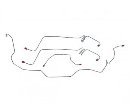 Right Stuff 1980-88 Chevrolet Monte Carlo, Pre-Bent OE Steel Front Brake Line Kits MKT8801