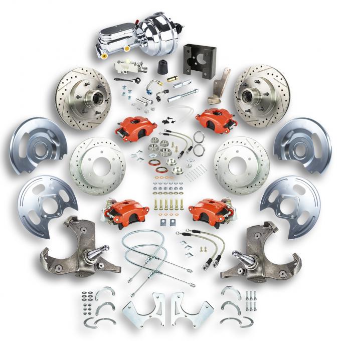 Right Stuff 1963-66 GM C10/C15 Truck/Suburban W/2WD, Power 4-Wheel Disc Brake Conversion TDC6356ZX