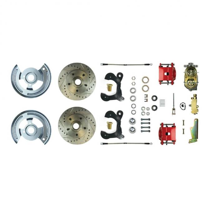 Right Stuff 1958 Chevrolet Impala/Bel Air, Manual Front Disc Brake Conversion Kit FSC58SDCZ