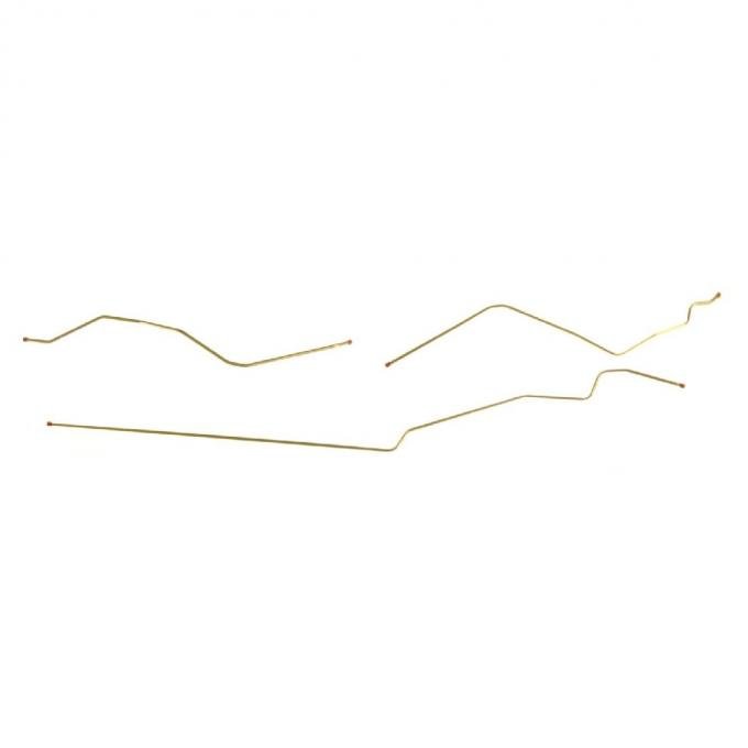 Right Stuff 1963-64 Chevrolet Impala/Bel Air, Pre-Bent Front to Rear OE Steel Fuel Line BGL6301