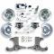 Right Stuff 1960-62 Chevy/GMC Truck & Suburban Std Front Disc Kit, Blk Calipers Chrome Upper TSD6015BX