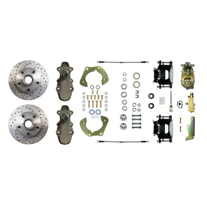 Right Stuff 1955-57 Chevrolet Bel Air, 2" Drop, Manual Front Disc Brake Conversion FSC55SDDS