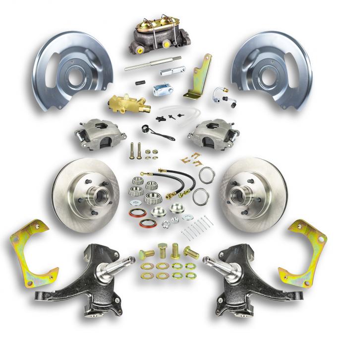 Right Stuff 1963-70 GM Truck & Suburban, 2" Drop, Manual Front Disc Brake Conversion Kit TSD6315D