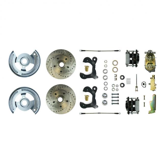 Right Stuff 1958 Chevrolet Impala/Bel Air, Manual Front Disc Brake Conversion Kit FSC58SDCS