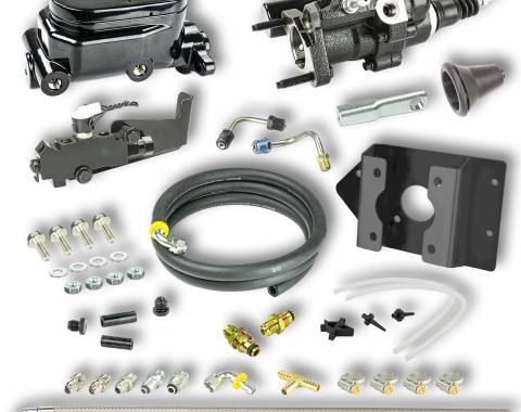 Right Stuff 1960-62 GM & GMC C/K Truck, Black Hydro Boost Upper Assembly Kit Disc/Drum BHB605171