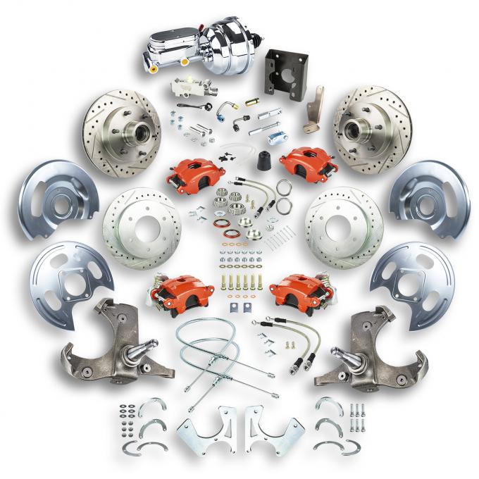 Right Stuff 1967-70 GM C10/C15 Truck/Suburban W/2WD, Power 4-Wheel Disc Brake Conversion TDC6756ZX