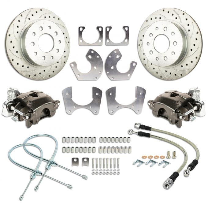 Right Stuff Ford 9" Rear End W/Large Bearing, Performance Rear Disc Brake Conversion Kit ZDCRD01S