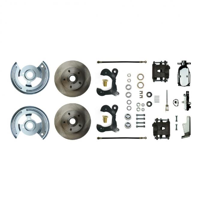 Right Stuff 1958 Chevrolet Impala/Bel Air, Manual Front Disc Brake Conversion Kit FSC58SDCX
