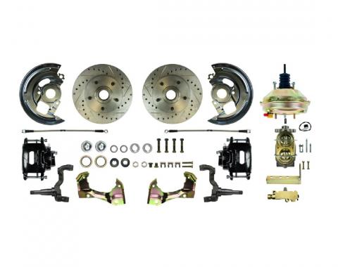 Right Stuff 62-67 Chevy II/X-Body, Power 9" Booster, Front Disc Brake Conversion Kit AFXDC03CS