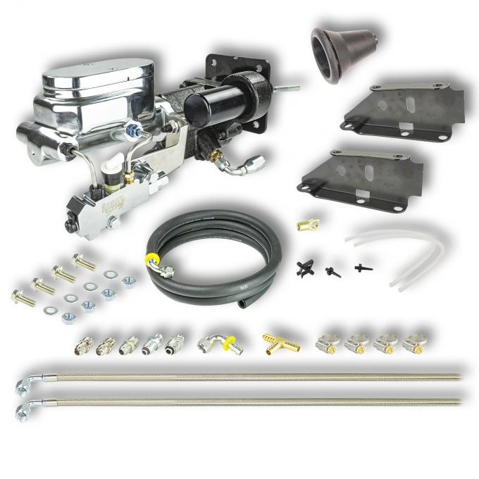 Right Stuff 1973-87 GM & GMC C/K Truck, Chrome Hydro Boost Upper Assembly Kit JHB735171