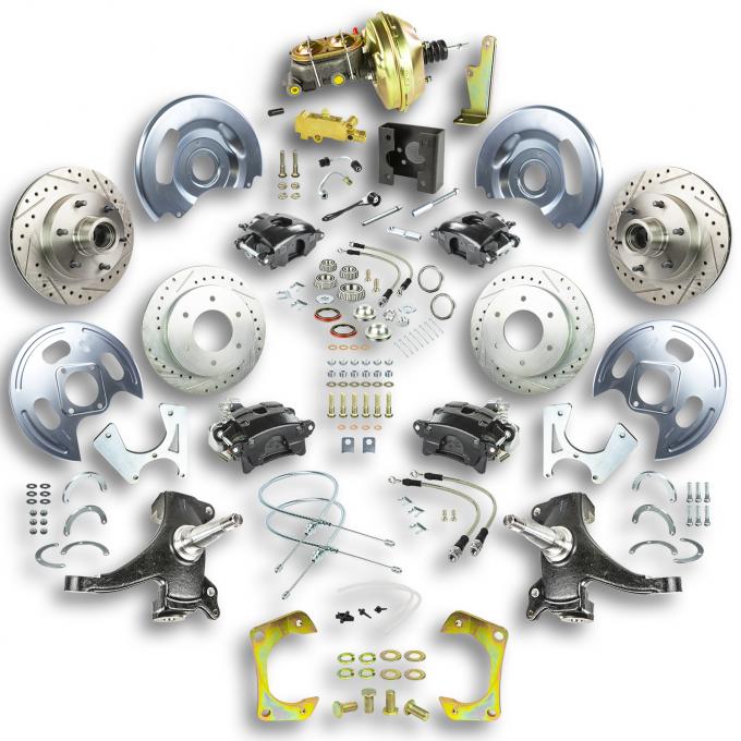 Right Stuff 2" Drop Show'N Go Power Disc Brake Conversion Kit TDC6356DB