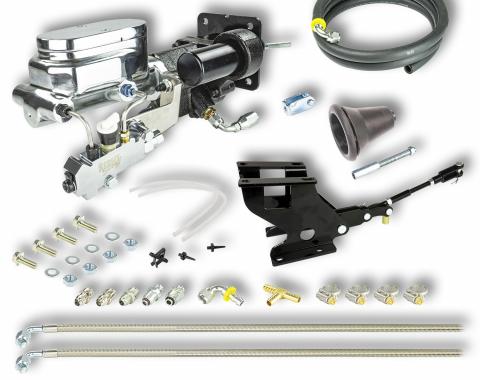 Right Stuff 1967-72 GM & GMC C/K Truck, Chrome Hydro Boost Upper Assembly Kit JHB675171