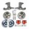 Right Stuff 1960-62 GM Truck/Suburban, 2WD, "At The Wheel" Disc Brake Kit Red Calipers 6x5.5 TWK6016Z