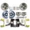 Right Stuff 1960-62 GM Truck/Suburban, 2WD, 2" Drop, At The Wheel Disc Brake Kit 6x5.5 TWK6016D