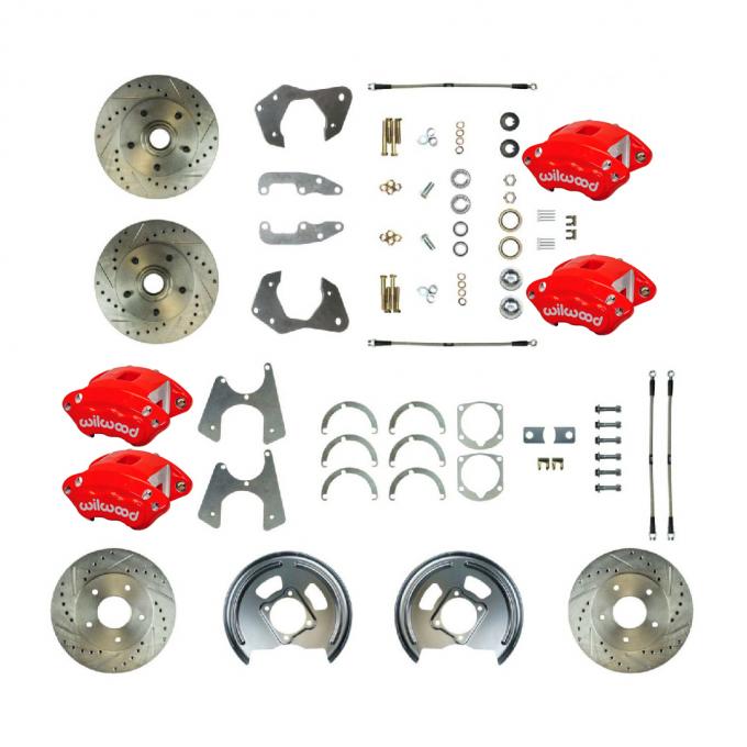 Right Stuff 1965-68 Chevrolet Impala/Bel Air, Performance 4-Wheel Disc Brake Conversion Kit FSC664WKCZ