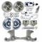 Right Stuff 1963-70 Chevy/GMC Truck & Suburban, Manual Front Disc Brake Kit Chrome Upper TSD6316X