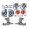Right Stuff 1963-70 GM Truck/Suburban, 2WD, "At The Wheel" Disc Conversion Kit Red Calipers TWK6315Z