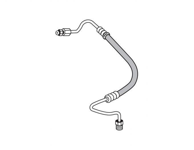 Right Stuff 1973-80 Blazer/Jimmy/Suburban, Pre-Bent Stainless Power Steering Return Line TPS3608S