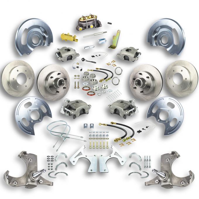 Right Stuff 1963-70 Chevrolet/GMC Truck & Suburban, Manual 4-Wheel Disc Brake Conversion Kit TSD6346
