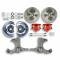 Right Stuff 1963-70 GM Truck/Suburban, 2WD, "At The Wheel" Disc conversion Kit Red Calipers TWK6316Z