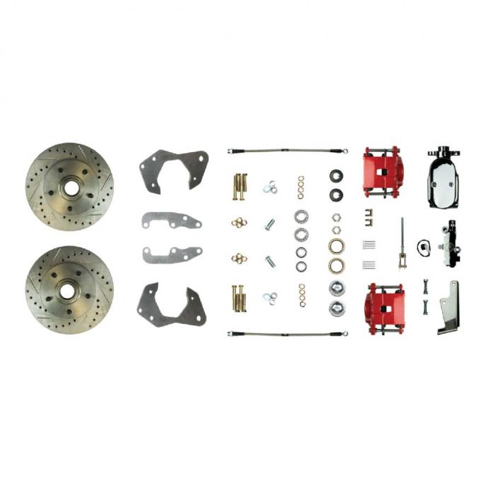 Right Stuff 1965-68 Chevrolet Impala/Bel Air, Manual Front Disc Brake Conversion Kit FSC65SDCZX