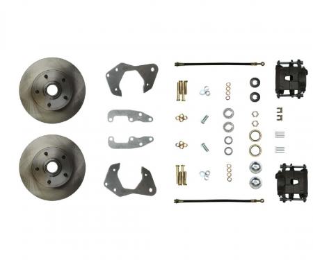 thumbnail image 2 of Pirate Jack Complete Disc Brake Conversion Kit – 1955-58 Chevy Full Size – Drilled & Slotted 2 of 2