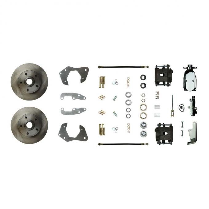 Right Stuff 1965-68 Chevrolet Impala/Bel Air, Manual Front Disc Brake Conversion Kit FSC65SDCX