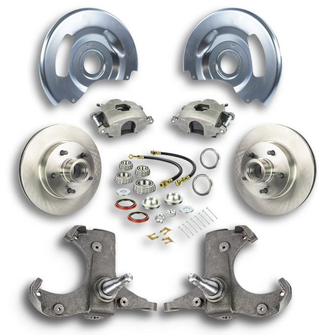 Right Stuff 1960-62 GM Truck/Suburban, 2WD, "At The Wheel" Disc Brake Conversion Kit TWK6015
