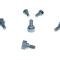 AMD Hood to Hinge Shouldered Bolt Kit, 6 pcs, 47-55 Chevy GMC Pickup Suburban (1st Series) X300-4047-S